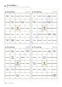 De feestbingo · Kaarten om uit te knippen — Feestspellen voor het hele gezin — 12 spellen om te printen voor kerst en oud en nieuw