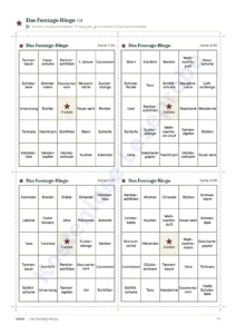 Das Festtags-Bingo · Karten zum Ausschneiden — Festliche Familienspiele — 12 Spiele zum Ausdrucken für Weihnachten und Silvester
