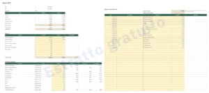 Marzo — Budget 2027 — foglio Excel e Google Sheets, mese per mese, nella tua valuta