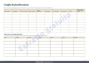 Griglia di pianificazione — Calendario marketing 2027 — ricorrenze in Italia e idee per i post, PDF + foglio di calcolo + agenda