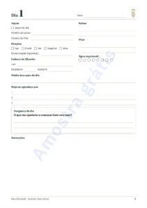Dia 1 — Meu Ramadã — Planner sem datas, 30 dias