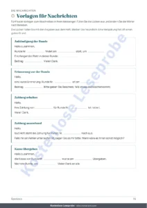 Vorlagen für Nachrichten — Sparkreis — das Register Ihres Kreises unter Vertrauten: Tabelle und PDF-Heft (kompatibel mit Excel, Google Sheets und LibreOffice)