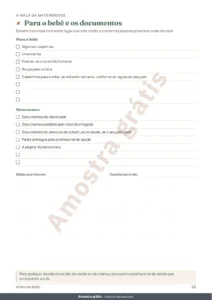 Para o bebê e os documentos — Antes do bebê — caderno da chegada para imprimir e planilha de orçamento, qualquer que seja a sua tradição