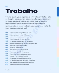 Trabalho — Guia de conversação IA