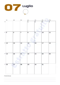 Luglio — Eclittica 2027 — Essenziale