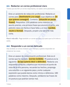 Redactar un correo profesional claro — Guía de conversación IA