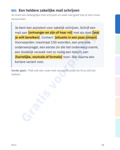 Een heldere zakelijke mail schrijven — AI-taalgids