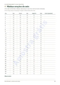 Minhas orações do mês — Meu Ramadã — Planner sem datas, 30 dias