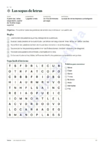 Sopa fácil: el invierno — Juegos de fiesta en familia — 12 juegos para imprimir en Navidad y Nochevieja