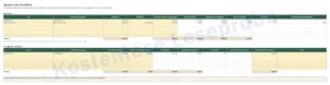 Sparen und Schulden — Budget 2027 — Haushaltsbuch Excel-Vorlage, auch für Google Tabellen, Monat für Monat, in Ihrer Währung