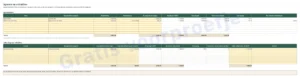 Sparen en schulden — Budget 2027 — huishoudboekje in Excel en Google Sheets, per maand, in je eigen valuta
