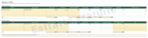 Risparmio e debiti — Budget 2027 — foglio Excel e Google Sheets, mese per mese, nella tua valuta