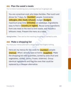 Plan the week's meals — The AI Phrasebook