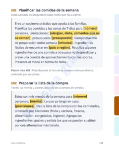 Planificar las comidas de la semana — Guía de conversación IA