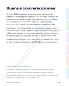 Buenas conversaciones — Guía de conversación IA