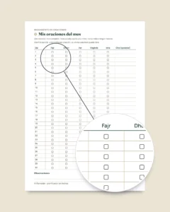 Mi Ramadán — Planificador sin fechas, 30 días