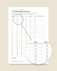 Il mio Ramadan — Planner non datato, 30 giorni