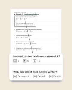 Feestspellen voor het hele gezin — 12 spellen om te printen voor kerst en oud en nieuw