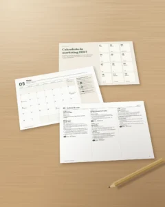 Calendário de marketing 2027 — datas comemorativas do Brasil e ideias de posts, PDF + planilha + agenda