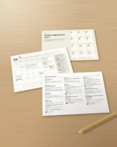 Marketingkalender 2027 — data per land en ideeën voor berichten, pdf + spreadsheet + agendabestand