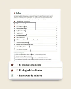 Juegos de fiesta en familia — 12 juegos para imprimir en Navidad y Nochevieja